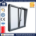 Economy Powder Coating Aluminum Glass Casement Window